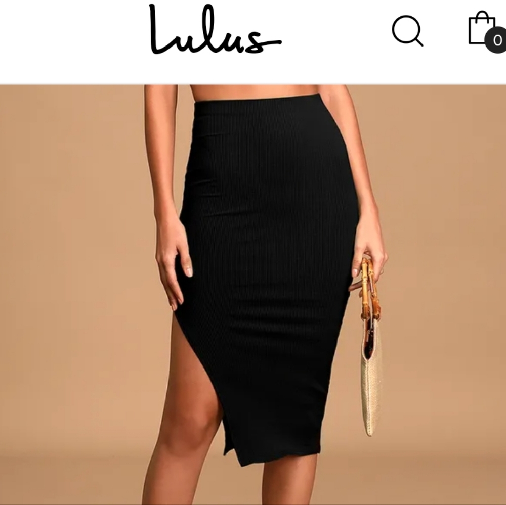 Black Lulu's skirt